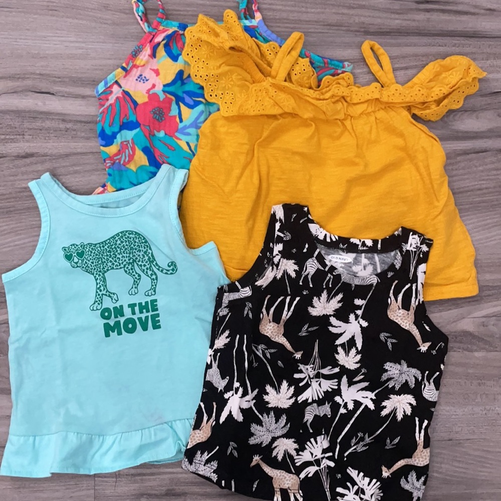 Assorted girls tank tops